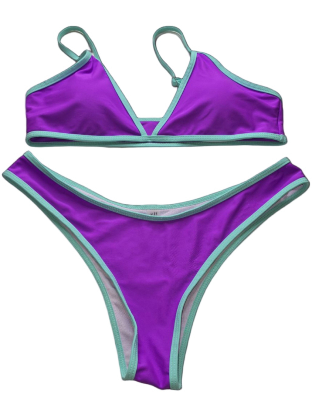 Women's Purple & Green Bikini XL